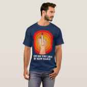 How Do You Like My New Nails Middle Finger Funny T-shirt (Voorkant volledig)