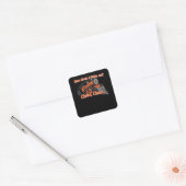 How Eats A Train Joke Saying Funny Steam Vierkante Sticker (Envelop)