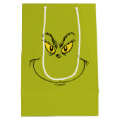 How Grinch Stole Christmas Face Medium Cadeauzakje (Achterkant)