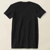 How I Like It - heet, zwart en met crème T-shirt (Laag Achter)