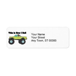 How I Roll (Monster Truck) Etiket