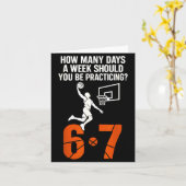 How Many Days A Week Should You Practice 6-7 Baske Kaart (Gele Bloem)