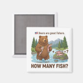 How Many Fish? – Bear Fishing Learning Magnet (Recto/Verso)