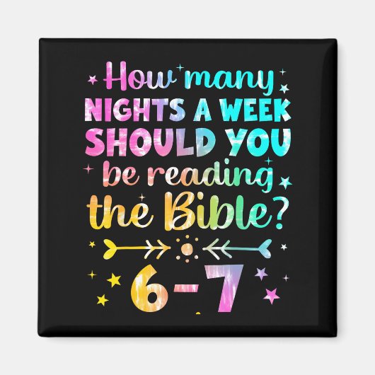 How Many Nights A Week Should You Be Reading The B Magneet (Voorkant)