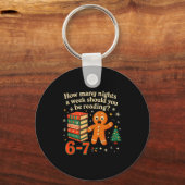 How Many Nights Should You Be Reading 6 7 Gingerbr Sleutelhanger (Voorkant)