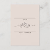 How Old Were They Printable Game Card Kaart (Achterkant)