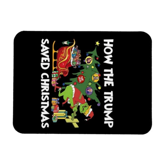 How The Trump Saved Christmas Magneet (Horizontaal)