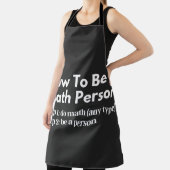 How To Be A Math Person Schort (Insitu)
