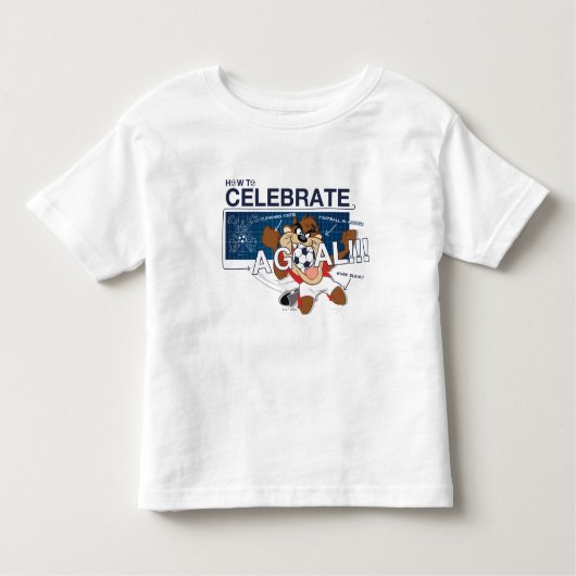 How to Celebrate a Goal With TAZ™ Kinder Shirts (Voorkant)
