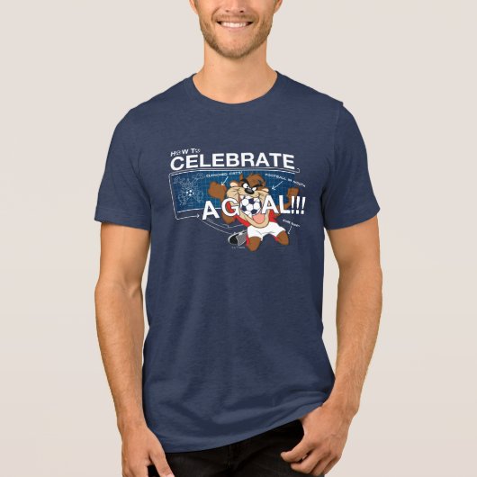 How to Celebrate a Goal With TAZ™ Tri-Blend Shirt (Voorkant)