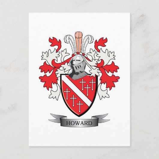 Howard Coat of Arms Briefkaart (Voorkant)