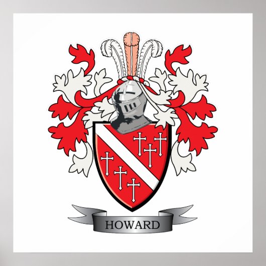 Howard Coat of Arms Poster (Voorkant)