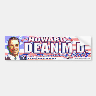 Howard Dean '08 Bumpersticker