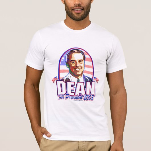 Howard Dean For President Shirt (Voorkant)