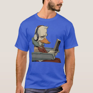 Howard het transparante eendenvliegtuig t-shirt