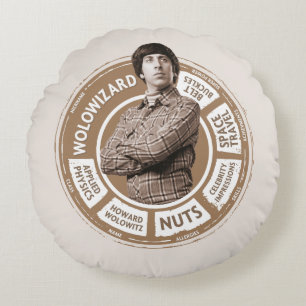 Howard Info Graphic Rond Kussen