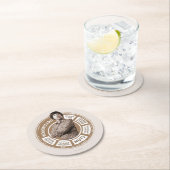 Howard Info Graphic Ronde Kartonnen Onderzetter (Insitu)