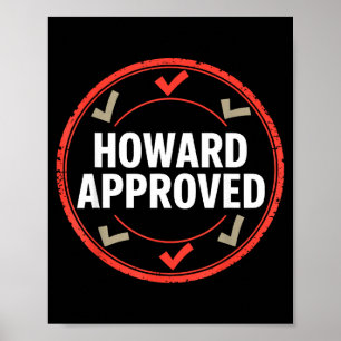 Howard keurde goed poster
