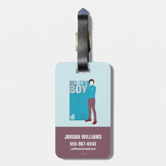 Howard | Mama's Boy Bagagelabel (Achterkant verticaal)
