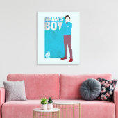 Howard | Mama's Boy Canvas Afdruk (Insitu (Woonkamer))