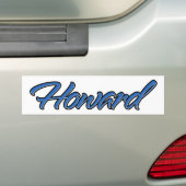 Howard Name Blue Autocollants (En voiture)