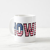 Howard Name Prénom USA styled Tasse Café (Devant gauche)