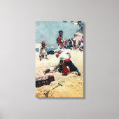Howard Pyle, die kapitein wordt Canvas Afdruk (Voorkant)