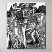 Howard Pyles "King Arthur" Poster (Voorkant)