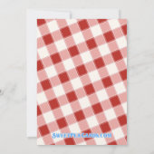 Howdy Baby BBQ ! Invitation à la douche (Dos)