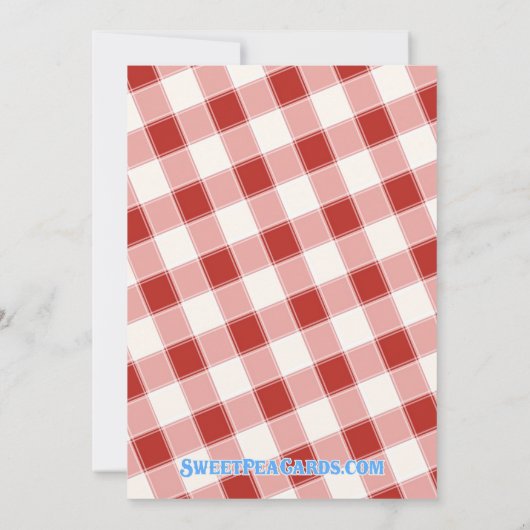 Howdy Baby BBQ ! Invitation à la douche (Dos)