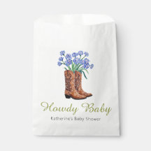 Howdy Baby Bluebonnets Cowboy Baby shower