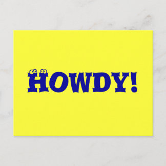 Howdy! Briefkaart