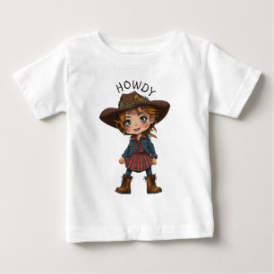 Howdy Cartoon Cowgirl Cowboy Pet Land Kinder Gift