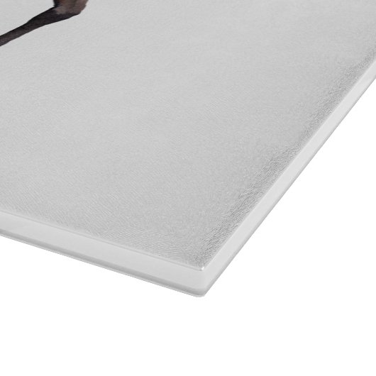 Howdy Cowboy Cowgirl Paard Snijplank (Hoek)