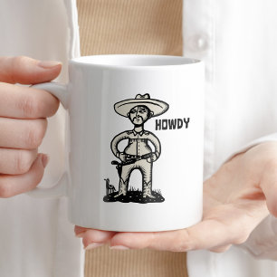 Howdy Cowboy Koffie Humor Mok