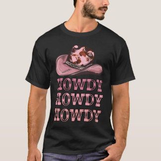 Howdy Cowgirl & Cowboy Westerne Rodeo T-shirt