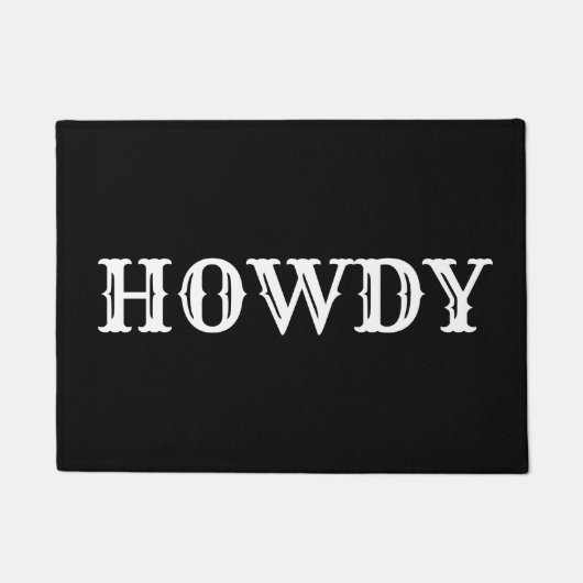HOWDY DEURMAT (Voorkant)