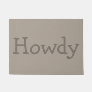 Howdy Deurmat Cadeau
