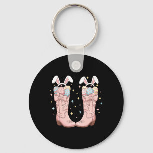 Howdy Easter Western Easter Bunny Cowboy Boots Eas Sleutelhanger
