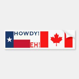 Howdy Eh Bumpersticker