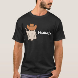 Howdy Funny Schattige Ghost Halloween T-shirt