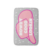 Howdy Goed Uiterlijk Rancher Cowboy Pet Grijs Dorm Badmat (Voorkant Verticaal)