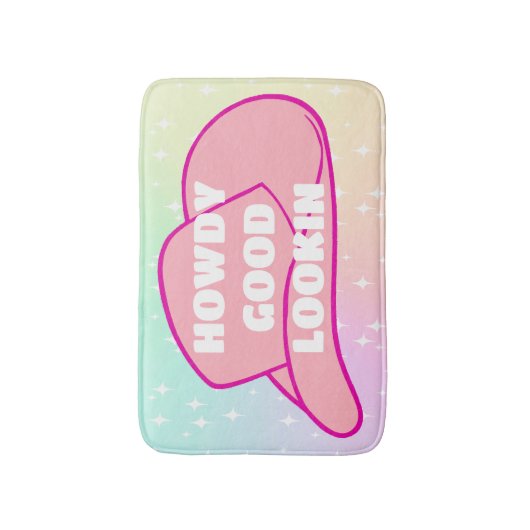 Howdy Goed Uiterlijk Rancher Cowboy Pet Ombre Badmat (Voorkant Verticaal)