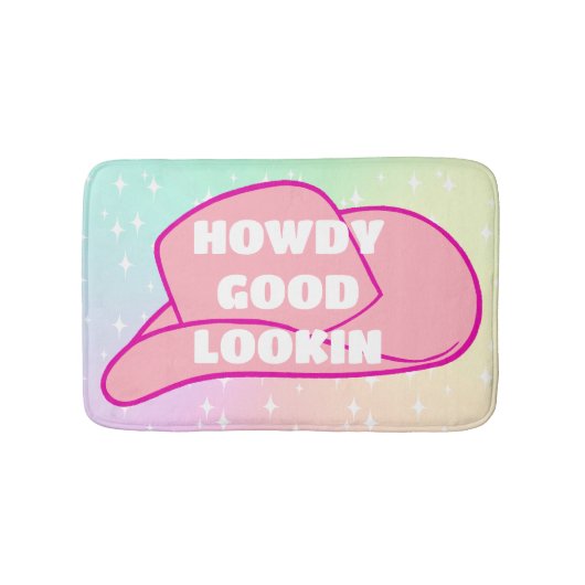 Howdy Goed Uiterlijk Rancher Cowboy Pet Ombre Badmat (Voorkant)