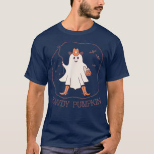 Howdy Halloween Boo Ghosts Pumpkin Bats Co T-shirt