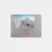 Howdy Hamster Post-it® Notes (Voorkant)