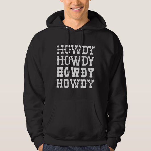 Howdy Hoodie (Voorkant)
