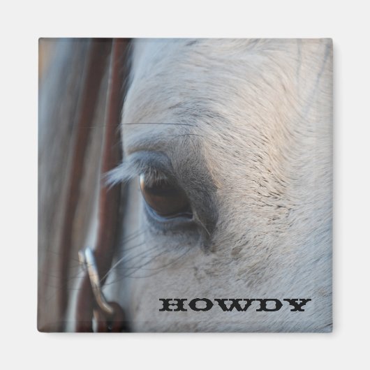 Howdy Horse Magnet Magneet (Voorkant)