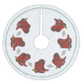 HOwdy HOwdy Kerstmis Cowboy Boots Kerstboom Rok (Voorkant)