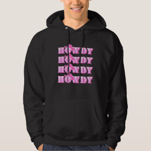 Howdy Howdy Rodeo Western Retro land Hoodie